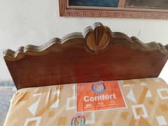 Single Wooden Bed