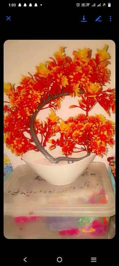artificial flower plant