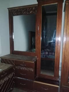 dressing table and showcase