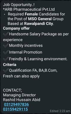 sales marketing Manager|Medicine Marketing Job|sales Man job