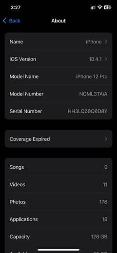 iPhone 12 Pro brand new pta approved