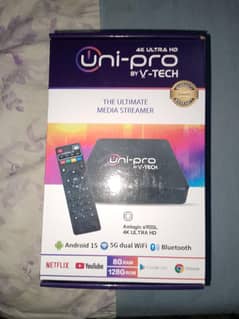 Android tv box 4/64 one week used