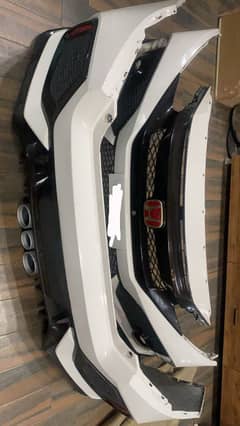 Honda civic x type r bumpers in good condition ABS PLASTIC