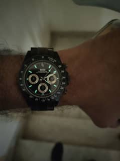 Musk Watch Quartz Chronograph Ss Black Gy18 Men'S