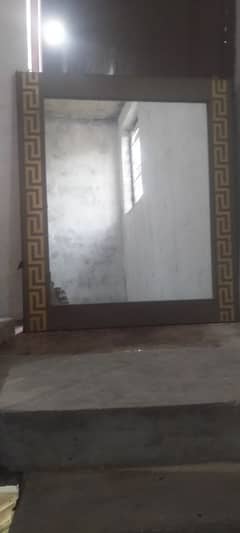 wall mirror woodein frame