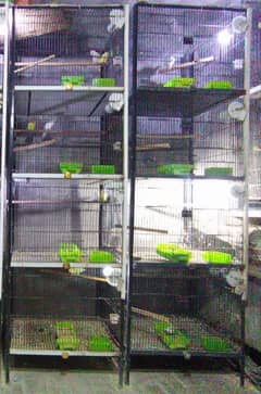 4 portion iron cage's For sale Lovebird 2 cage's