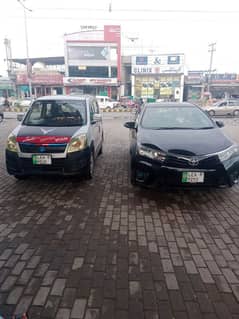 two females  ki zarort office rent a car
