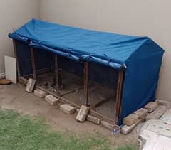 8ft long, 4.5ft height, 3ft width