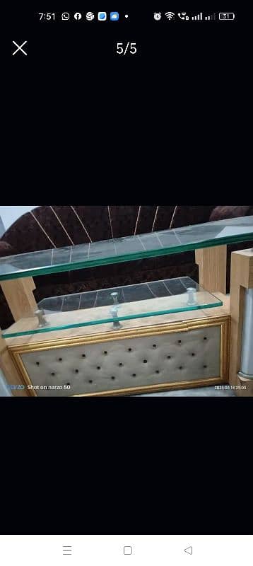 sofa and big center table goog condition 2