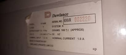 Dawlance refrigerator
