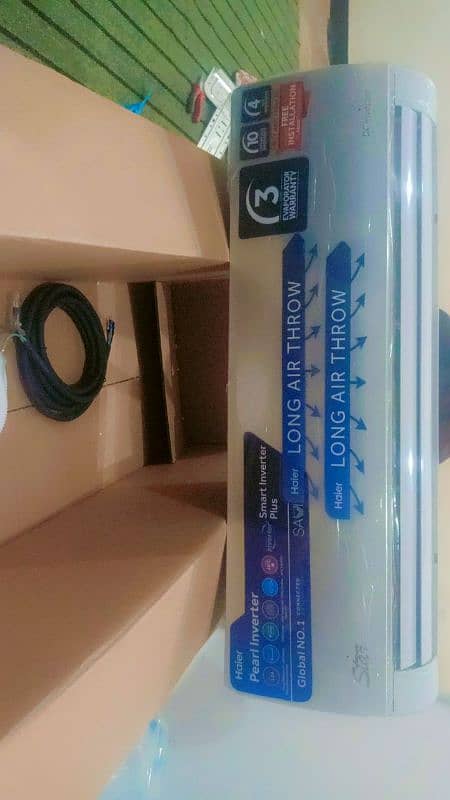 Haier DC inverter 1.5 ton only 1 month use 10/10 condition 0