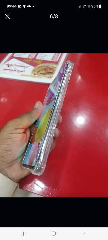 Samsung A51 with box sealed set Like new 6/128  reead add full 3