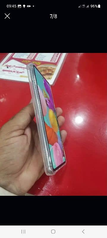 Samsung A51 with box sealed set Like new 6/128  reead add full 5