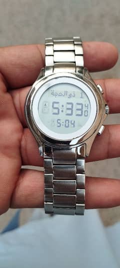 Alfajr and Dual time and casio watches