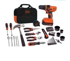 Black n decker 68 pieces tool kit.