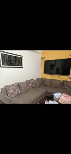 L shaped sofa