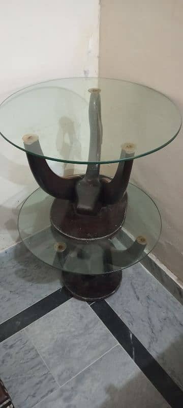 2 side tables and center table 1