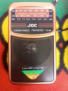 SW, MW, FM Rechargeable Radio
