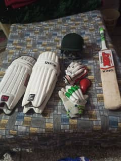 Cricket full kit with 2 Pads & 2  gloves
