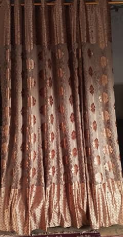 Turkish plachi velvet Curtains 8pcs
