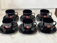 Cup set with saucers for sale