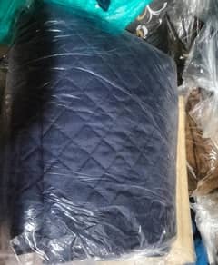 Cotton and Polyester quilted 6 Seater Sofa cover