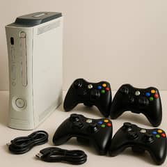 Xbox 360 JTAG | 136 Games + GTA 4 Disc | 3 Controllers