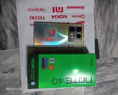 infinix note 40 16/256 full box 6monthes warranty