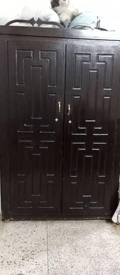wooden wardrobe