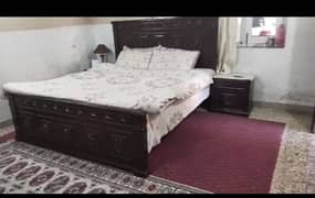 double bed side table dressing table+foam