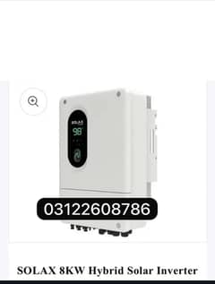 Solax 8kw inverter new