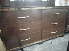 6 drawers table