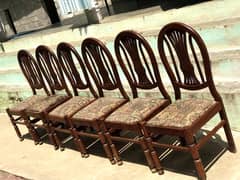 full size table and 6 chair