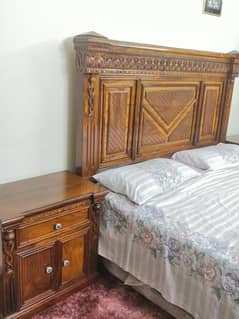 Double bed, bedside tables and, a large dresser for Sale