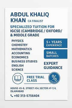 Highly Qualified Teacher Offering Online and Physical classes