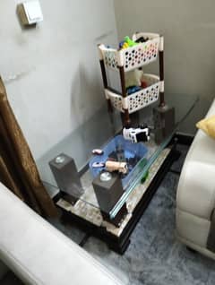 6 seater sofa and table