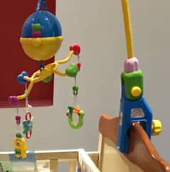 Cradle hanging with music and night light