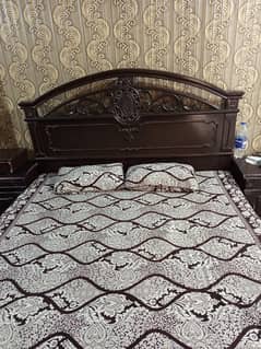 double bed with side tables 03347696497