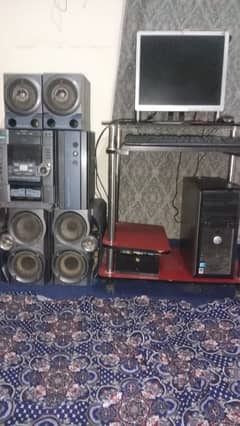Sony audio set and computer