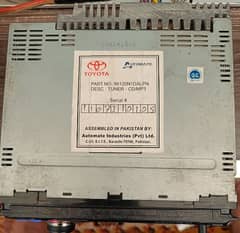 Original Toyota Cd player