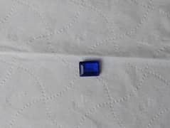 One piece of artificial Sapphire. 4.85 carat.