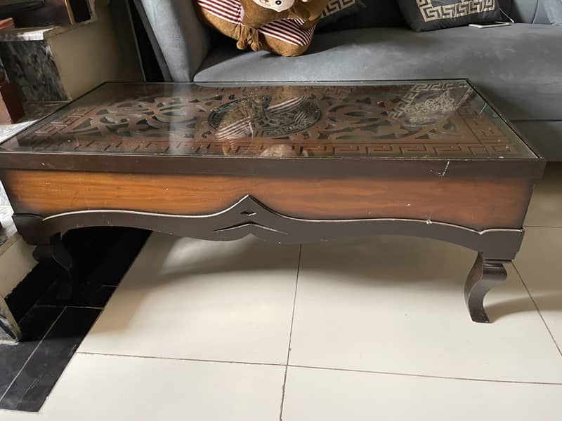 Center table with one side table 0