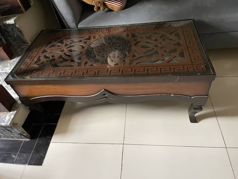 Center table with one side table 1