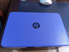 HP laptop with purple color