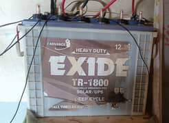 Exide tubular battery TR 1800