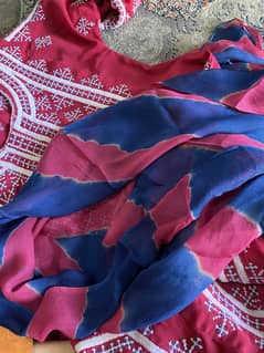 Brand new Balochi work so beautiful length 36 west 19 color shocking