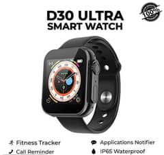D30 Ultra Smart Watch Bracelet Black