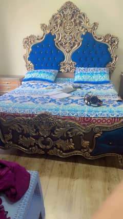 Double bed for sale (non-wooden)