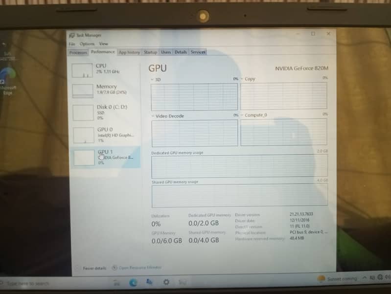 Hp Nvidia Graphics i5 4th Generation 8-256 ssd 9