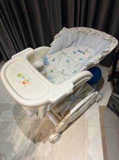Automatic Rocking Cradle and High Chair